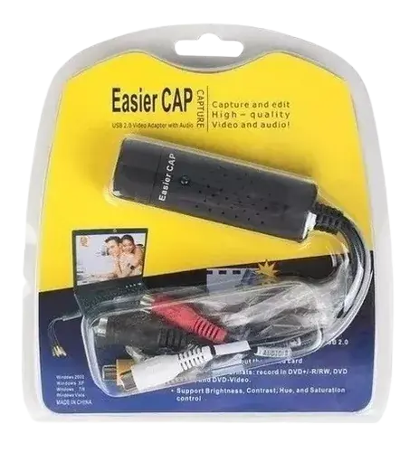 CAPTURADORA DE AUDIO Y VIDEO EASY CAP 4 CANALES