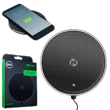 BASE DE CARGA INALÁMBRICA NOGA NG-Q05 - 15W - SÓLO PARA TELÉFONOS CON TECNOLOGÍA QI (POR CONTACTO)