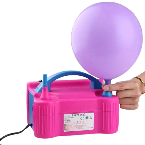 INFLADOR DE GLOBOS ELÉCTRICO OM 73005 DOBLE SALIDA - ALTA PRESIÓN