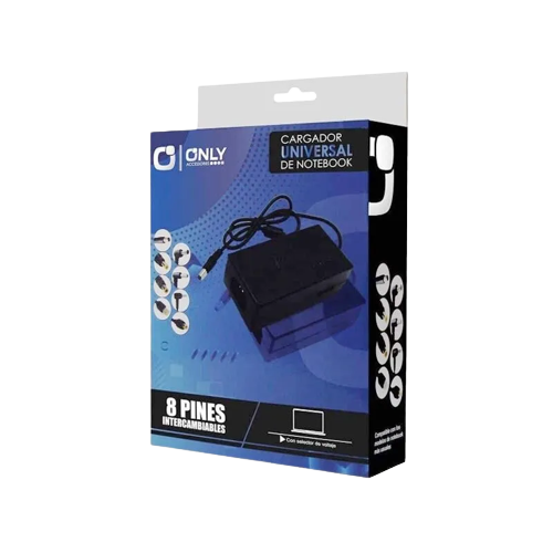 CARGADOR UNIVERSAL PARA NOTEBOOKS Y NETBOOKS ONLY
