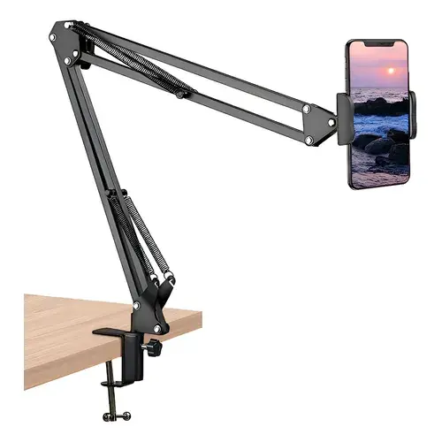 SOPORTE BRAZO ARTICULADO MORSA METAL P/ TABLET Y CELULAR