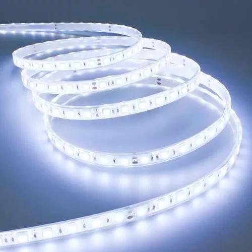 TIRA DE LED BLANCO FRIO 4040 - INTERIOR EXTERIOR - REEL X 5M CON FUENTE