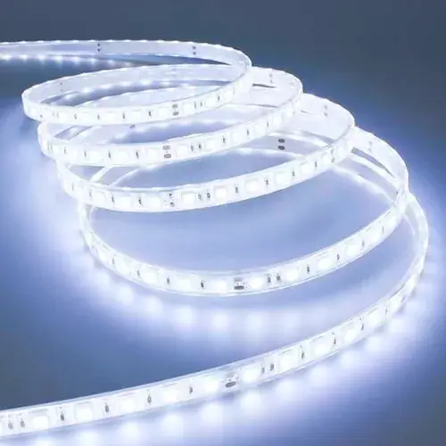 TIRA DE LED BLANCO FRIO 4040 - INTERIOR EXTERIOR - REEL X 5M CON FUENTE