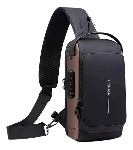 MORRAL MOCHILA BANDOLERA ANTIROBO IMPERMEABLE FASHION P-260K