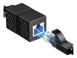 ADAPTADOR ALARGUE EMPALME RJ45 H H CAT6 - CONECTOR DE RED