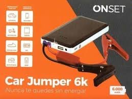 ARRANCADOR DE AUTOS CAR JUMPER ONSET 6K
