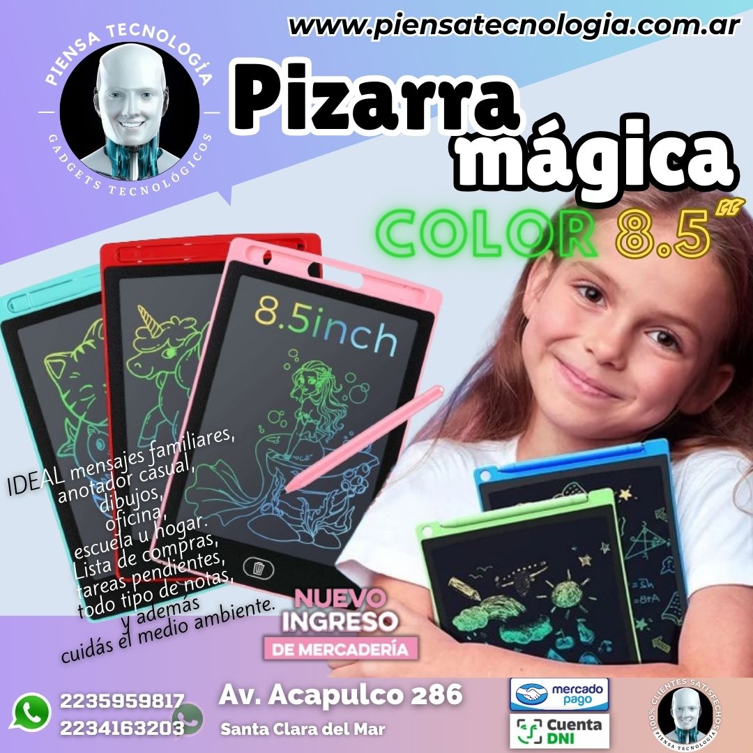 PIZARRA MÁGICA LCD 8.5" - COLOR