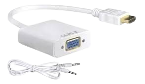 ADAPTADOR HDMI M A VGA H - NO ES BIDIRECCIONAL - HASTA 1920*1080 - NO FUNCIONA EN CONSOLAS