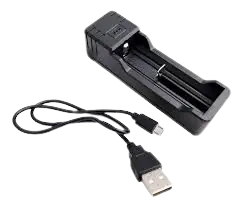 CARGADOR DE BATERÍA 18650 USB SIMPLE