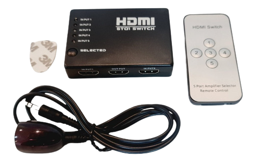 SWITCH HDMI 5 ENTRADAS MEGALITE - HDS101