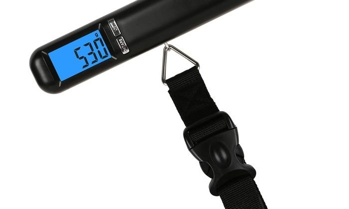 BALANZA DIGITAL DE EQUIPAJE CON BACKLIGHT - HASTA 40K