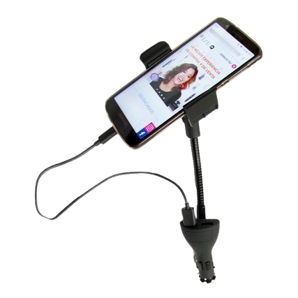 HOLDER SOPORTE CELULAR CON CARGADOR INCORPORADO