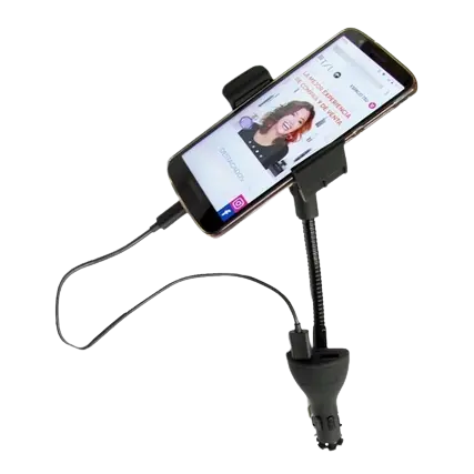 HOLDER SOPORTE CELULAR CON CARGADOR INCORPORADO
