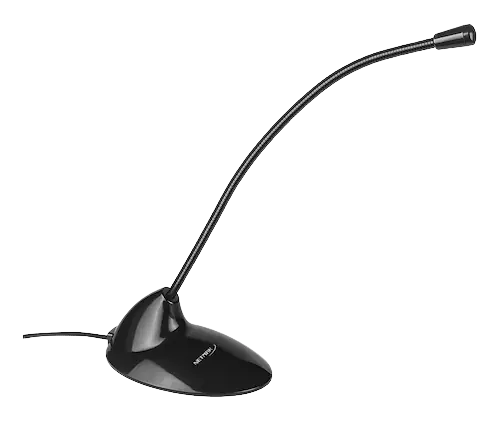 MICRÓFONO DE PC /  LAPTOP CUELLO DE CISNE NETMAK NM-MC3 PLUG AND PLAY