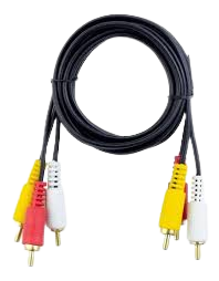 CABLE DVD 3 A 3 RCA MACHO - 1.8M