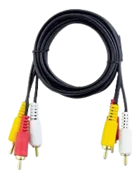 CABLE DVD 3 A 3 RCA MACHO - 1.8M