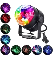 MINI ESFERA LED AUDIORRITMICA NETMAK NM-505