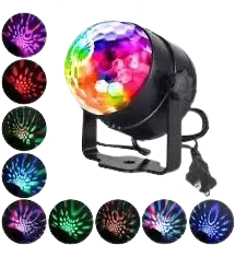 MINI ESFERA LED AUDIORRITMICA NETMAK NM-505