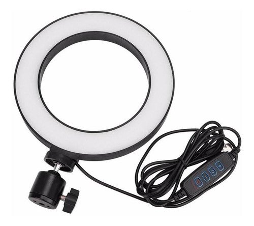ARO DE LUZ LED SEISA 8" (20.5 CM) - BLANCA - 3 TEMPERATURAS