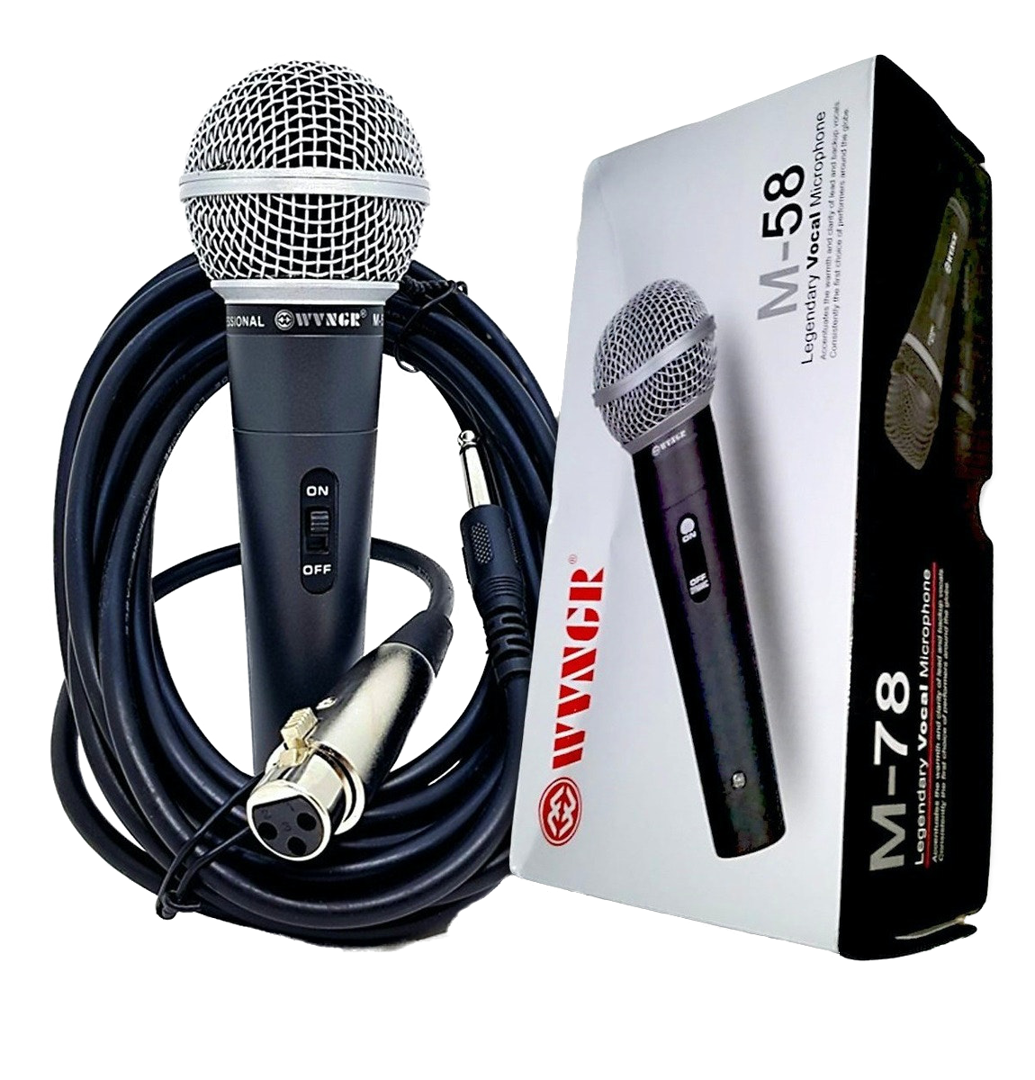 MICRÓFONO PROFESIONAL DINÁMICO M-58 (EL LEGENDARIO)