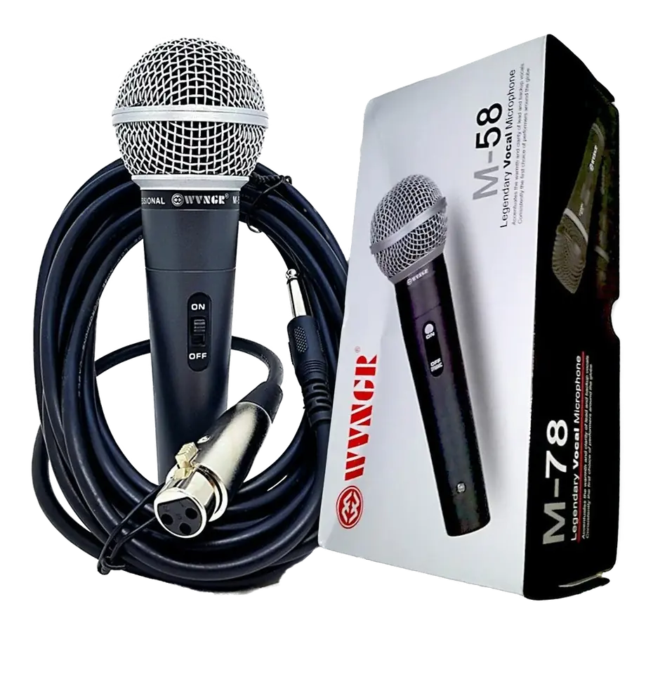 MICRÓFONO PROFESIONAL DINÁMICO M-58 (EL LEGENDARIO)