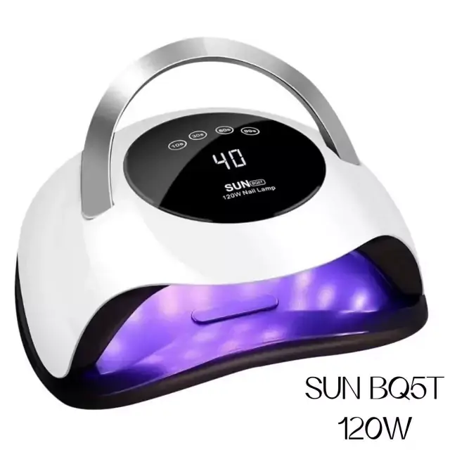 CABINA UV SECA UÑAS 120W - SUN BQ5T - SENSOR ENCENDIDO / APAGADO - TIMER 10/30/60/90 SEGUNDOS - ALIMENTACION 24V - INCLUYE FUENTE
