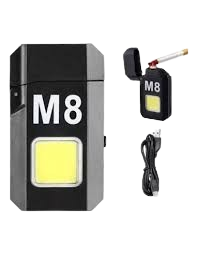 ENCENDEDOR ELECTRÓNICO RECARGABLE + POTENTÍSIMA LINTERNA
