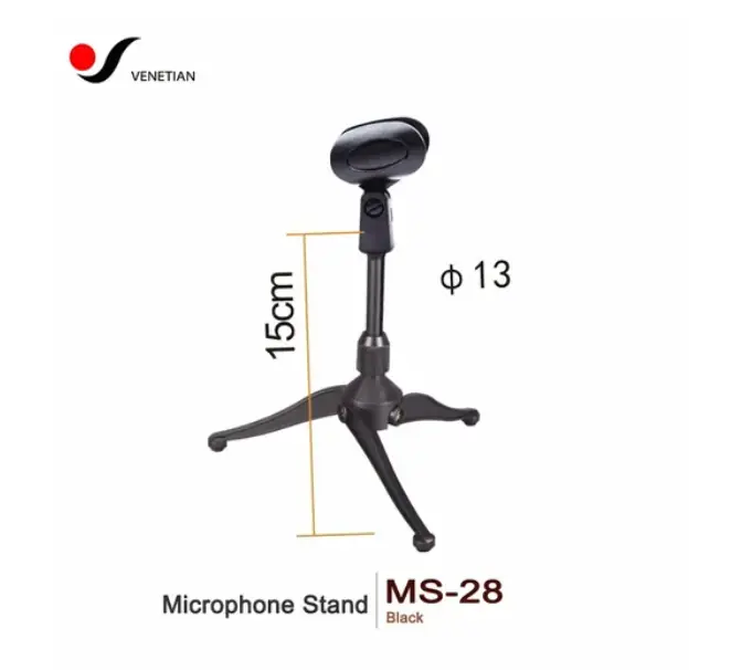 TRÍPODE DE MESA PARA MICRÓFONO VENETIAN MS-28
