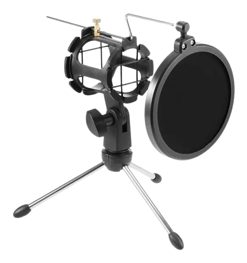 KIT DE SOPORTE DE MESA MICRÓFONO CON TRÍPODE Y FILTRO ANTIPOP SUONO