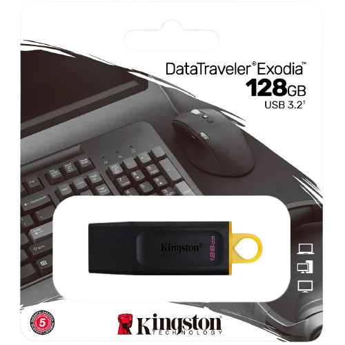 PENDRIVE KINGSTON DATA TRAVELER EXODIA 128 GB - USB 3.2+