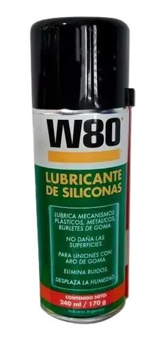 LUBRICANTE DE SILICONAS W80 X 252ML