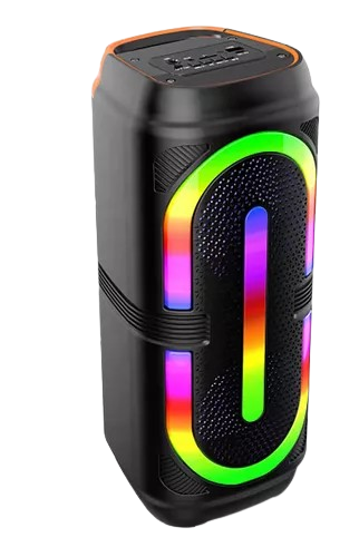 PARLANTE MODELO ABS-2403 4" X 2 - BT + RGB + TWS  LINK