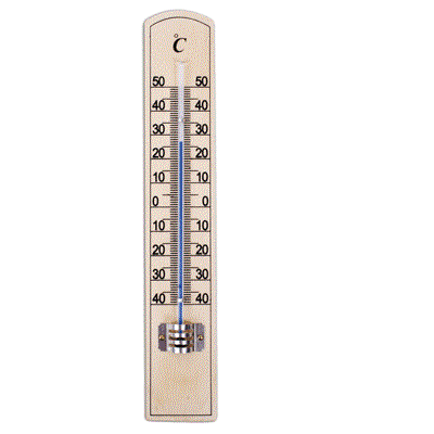 TERMÓMETRO LUFT GERMANY MOD. T319 - BASE MADERA