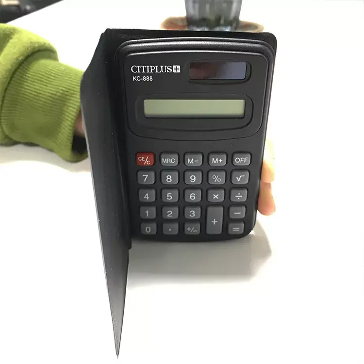 CALCULADORA DE BOLSILLO KARCE KC-888 - CON FUNDA