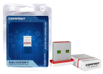 PLACA DE RED WIFI USB COMFAST CFWU815N - 150MBPS - 2.4GHZ - MINI NANO