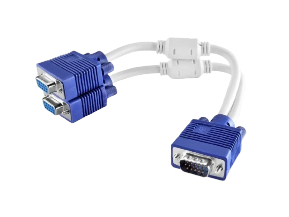 CABLE DIVISOR SPLITTER PASIVO VGA M A 2 VGA H