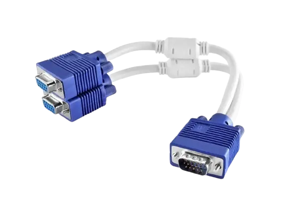 CABLE DIVISOR SPLITTER PASIVO VGA M A 2 VGA H