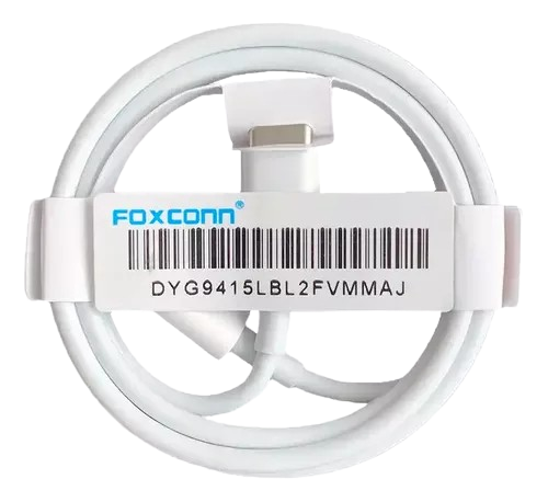 CABLE LIGHTNING DE CARGA Y DATOS FOXCONN - 2 MTS.