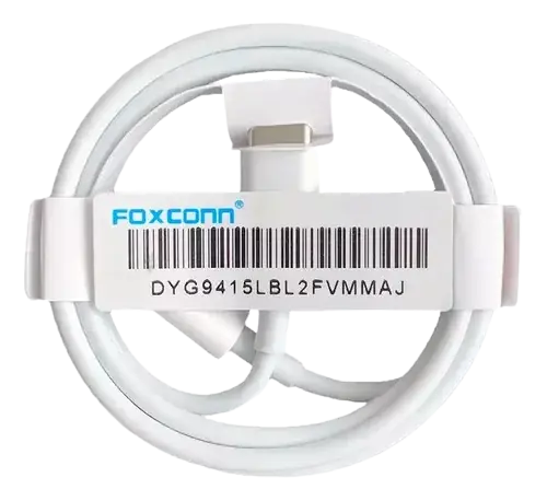 CABLE LIGHTNING DE CARGA Y DATOS FOXCONN - 2 MTS.