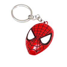 LLAVERO DE ACERO CON LICENCIA - SPIDERMAN