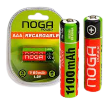 PILAS RECARGABLES NOGA AAA - 1100 MAH - 1.2V