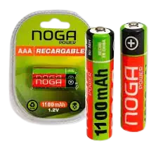 PILAS RECARGABLES NOGA AAA - 1100 MAH - 1.2V