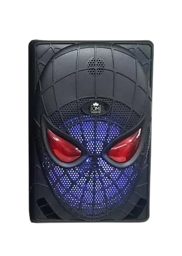 PARLANTE BT O8K 8" BT-818 SPIDERMAN - MICRÓFONO - CONTROL REMOTO - USB - MSD