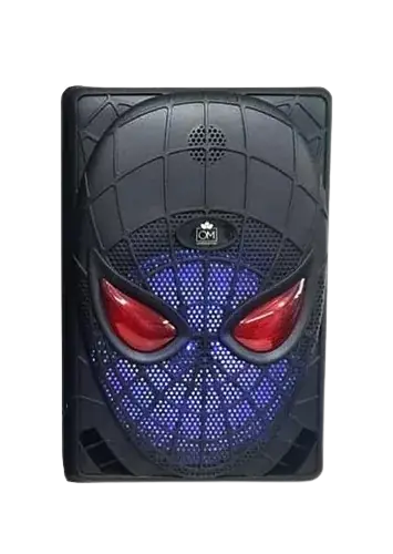 PARLANTE BT O8K 8" BT-818 SPIDERMAN - MICRÓFONO - CONTROL REMOTO - USB - MSD