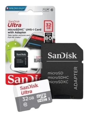 MEMORIA MSD 32 GB SANDISK ULTRA - 80 MB/S