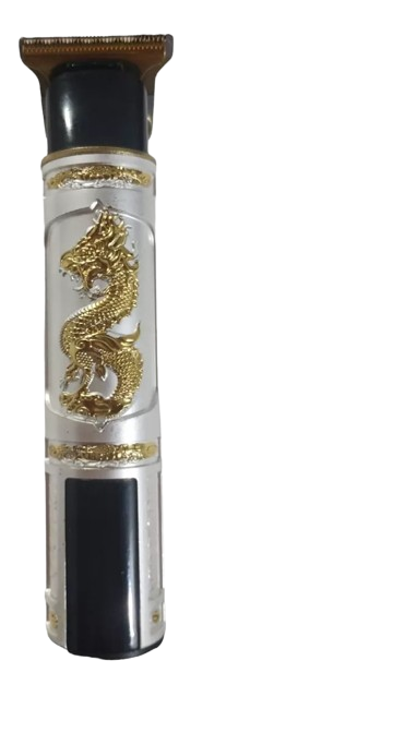 MAQUINA CORTA PELO PROFESIONAL RECARGABLE - POTENCIA REGULABLE - PANTALLA Y LUZ INDICADORA DE CARGA - DRAGON Y TORRE EIFFEL