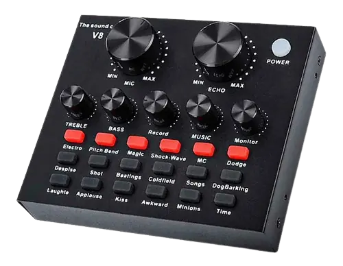 CONSOLA DE SONIDO PLACA LIVE V8