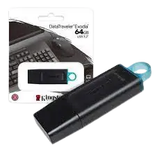 PENDRIVE USB 3.2 Data Traveler Exodia Kingston de 64 GB.