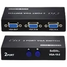 SWITCH VGA 2 PUERTOS SOPORTA HASTA 1920 X 1440