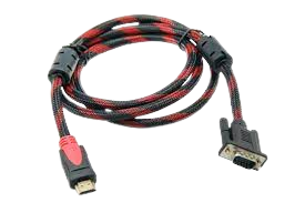 CABLE HDMI A VGA MALLADO CON FILTRO - 1.5M